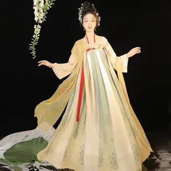 Elegáns kínai stílus Hagyományos Hanfu cosplay jelmez hercegnő ruhák Továbbfejlesztett tündér elegáns gyönyörű lány divat Hanfu