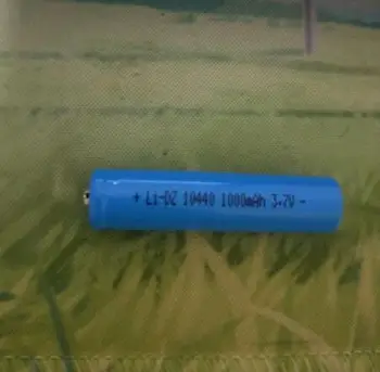 ingyenes szállítás 10db / tétel 10440 3.7v lítium elemek AAA lítium elem li-ion 1000mah lítium-ion akkumulátor