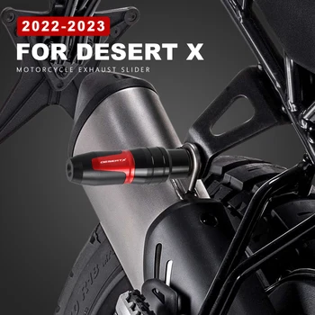 Leesés elleni védelem alumínium Ducati Desert X tartozékokhoz DesertX 2022-2023 motorkerékpár kipufogócsúszka ütközésvédő