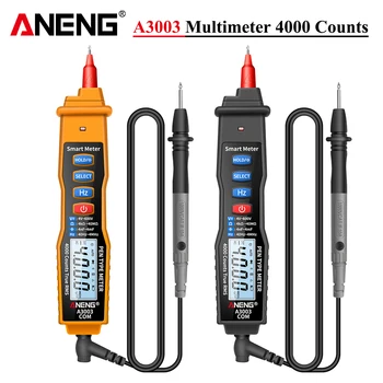 ANENG A3003 Professional 4000 digitális toll multiméter számolja az intelligens mérőt NCV AC / DC feszültségellenállás kapacitásteszterekkel