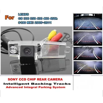 LEXUS GS 300 350 430 460 450h S190 MK3 2005~2011 Smart Tracks kamera HD CCD intelligens dinamikus tragektory tolatókamera