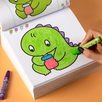 160 oldal Fiúk Lányok Gyermek kifestőkönyvek Autók Állatok Zöldségek Baba rajz Könyv Iskola Korai oktatás Írószerek Játékok