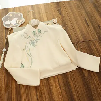 Hímzett Qipao Cheongsams Chi-pao 2023 őszi téli vintage karcsú temperamentum elegáns kínai ruha Qipao napi viselet