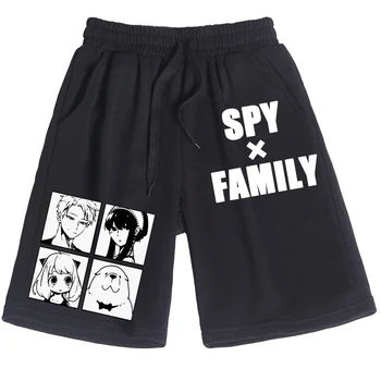 hamisító Loid Forger Yor Forger Férfiak Nők Utcai stílusú Sport Öt nadrág Pamut ajándék Japán anime Spy X Familyanya nadrág