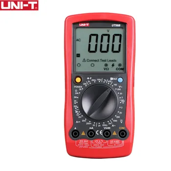 UNI-T UT58B Általános digitális multiméterek Teljes ikon LCD kijelző kapacitás ohm hőmérséklet dióda tranzisztor AC / DC teszter