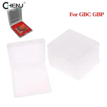 5db/szett átlátszó játéktároló doboz kártya porvédő tok védelem játékkártya doboz Gameboy Color Pocket GBP