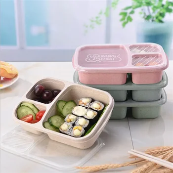 Mikrohullámú sütő Bento uzsonnás doboz Piknik élelmiszer gyümölcs tároló doboz Gyermek felnőtt uzsonnás táska Konyhai kiegészítők