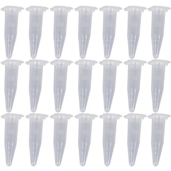 100DB 1,5 ml-es laboratóriumi mini műanyag kémcsöves centrifuga injekciós üveg patentsapka 42x11mm Törlés