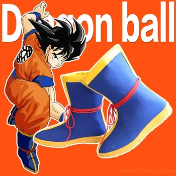 Dragon Ball Son Goku Cosplay cipők Anime Cos csizmák Jelmezek Kellékek Rajzfilm Halloween karácsonyi parti Magas szárú cipő kiegészítők