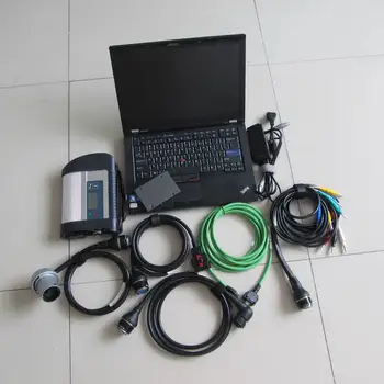 Mb Star C4 szoftverrel SSD 480GB szupersebesség a T410 laptopban 4G számítógép V2023.12 HHT-WIN MB-hez Autók diagnésztikája