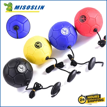 Labdarúgás edzőlabda Kick Soccer Ball TPU Size 2 gyerek felnőtt futbol String gyermek kezdő edző gyakorló öv