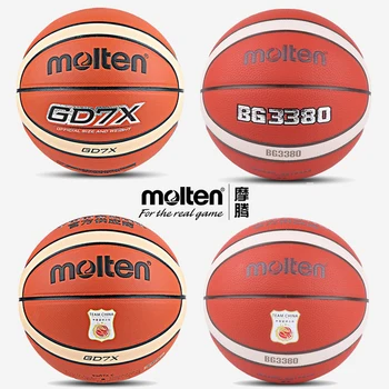 Olvadt kosárlabda GD7X BG3380 Méret7/6 Hivatalos verseny standard labda férfi és női edzőlabda