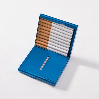 tároló tartály Nedvességálló 20 cigarettatartó zseb-cigaretta tok 1 db kétoldalas flip nyitott férfi ajándék