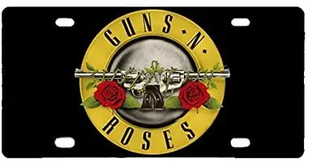 Anwei Panda Guns N' Roses egyedi fém rendszámtábla autócímkéhez
