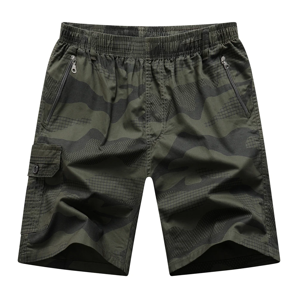 Álcázó katonai rugalmas deréknadrág férfi nadrág Camo Bermuda férfi rövid nadrág pamut férfi nyári férfi rövidnadrág 5XL alkalmi - 0