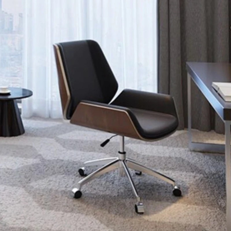 Íróasztal Accent ergonomikus szék Fotel Forgatható tervező Lusta nappali székek Luxus Nordic Silla ergonomonómia irodabútor - 2