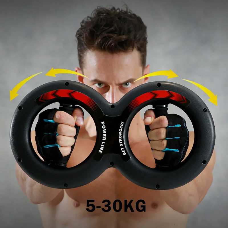 ÚJ 5-30kg színes 8 szavas mellkasbővítő alkar erősítő edző erő csukló eszköz edzés izom edzőterem fitnesz felszerelés - 0