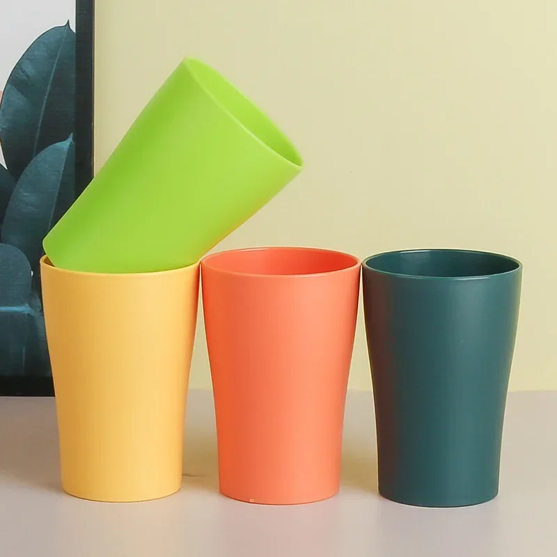 Új divat búza szalma gargalizáló csésze otthoni kefecsésze pár hotel gargle műanyag kényelmes és egyszerű - 0