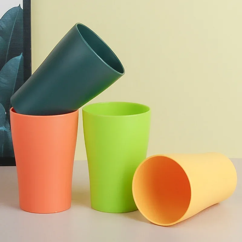 Új divat búza szalma gargalizáló csésze otthoni kefecsésze pár hotel gargle műanyag kényelmes és egyszerű - 1