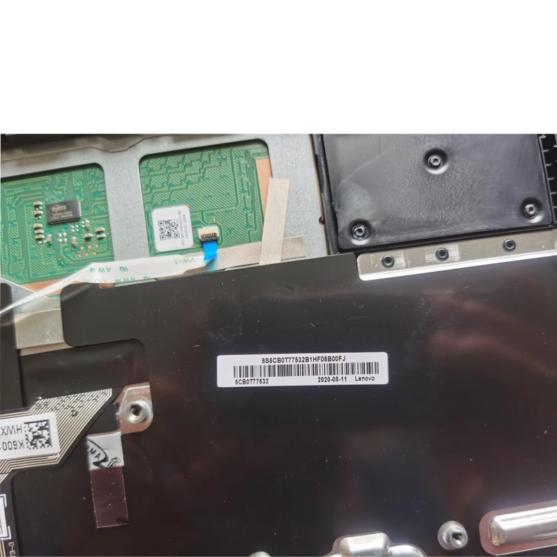 Új laptop angol / amerikai billentyűzet Lenovo notebook 100E 2. GEN csuklótámasz felső burkolattal 5CB0T77532 - 3