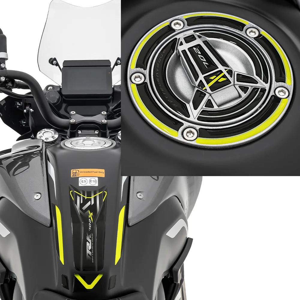 ÚJ Trk702x 2023 Tartozékok Motorkerékpár 3D gél epoxigyanta matrica Tankpad védőkészlet Benelli TRK 702X 2023- - 2