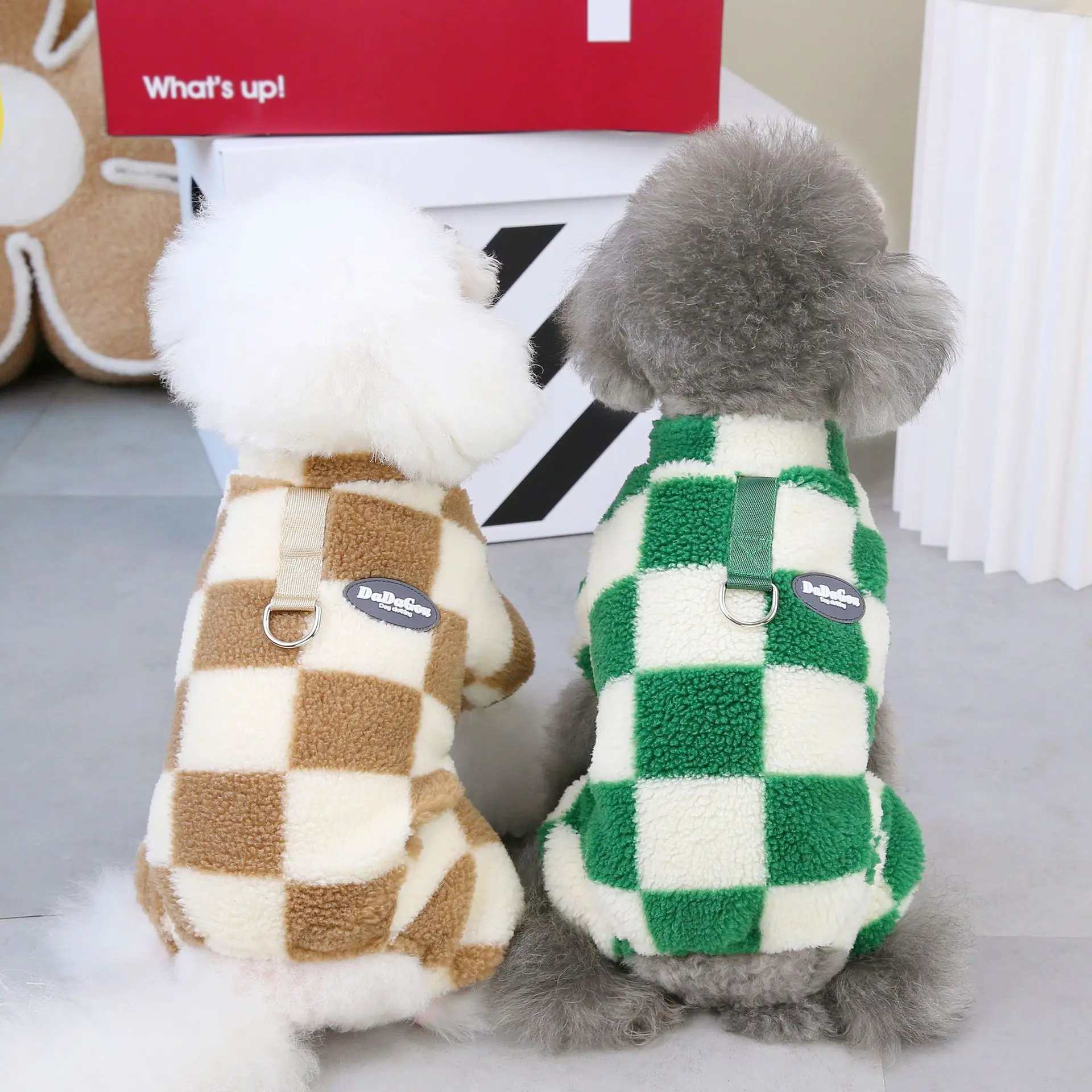 Új érkezésű kölyökkutya pulóver őszi téli kis kutya jumpsuit puha, kényelmes négylábú ruhapulóver kisállatnak kutya macska - 3