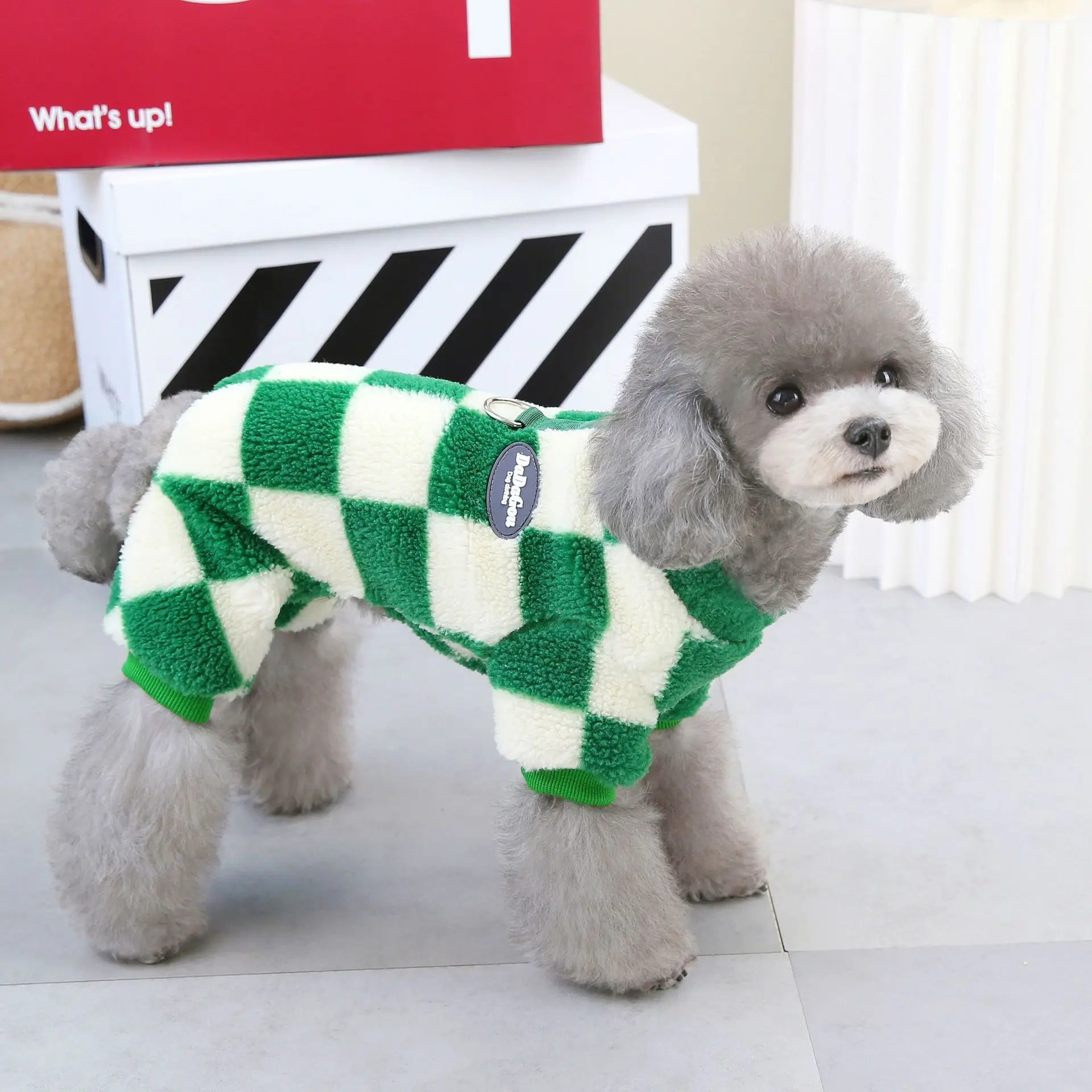 Új érkezésű kölyökkutya pulóver őszi téli kis kutya jumpsuit puha, kényelmes négylábú ruhapulóver kisállatnak kutya macska - 4