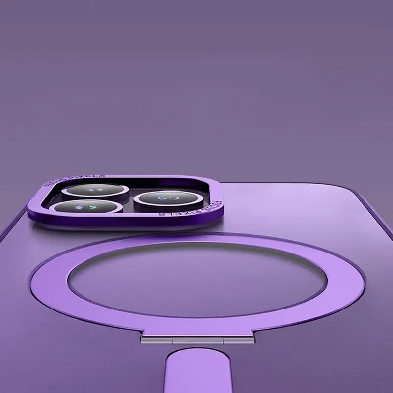  ütésálló TPU leejtésgátló tok iPhone 14promax vezeték nélküli mágneses luxus telefonhéjhoz ujjgyűrűs tartóval - 1